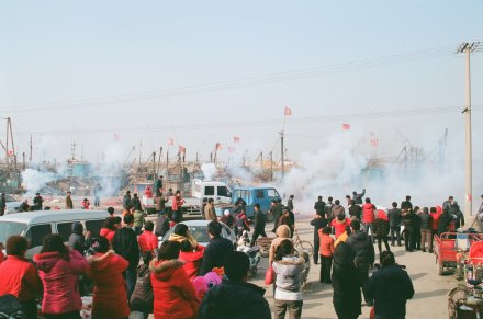 洋口开海节祭海仪式
